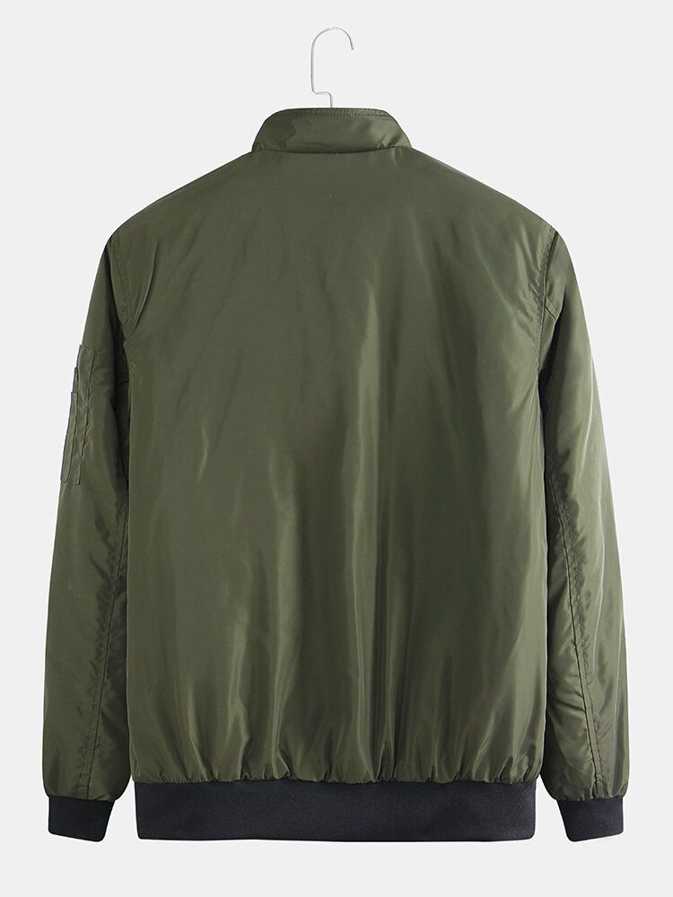 Veste Coupe-vent Coupe-vent Avec Poche Latérale Zippée Pour Homme