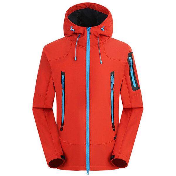 Veste D'extérieur En Polaire Souple Coupe-vent Imperméable