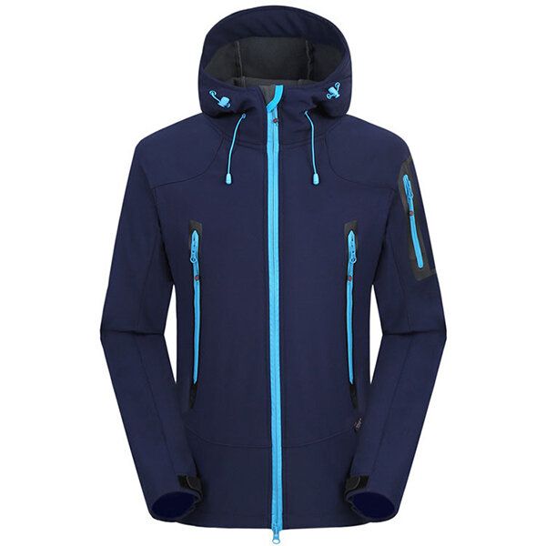 Veste D'extérieur En Polaire Souple Coupe-vent Imperméable